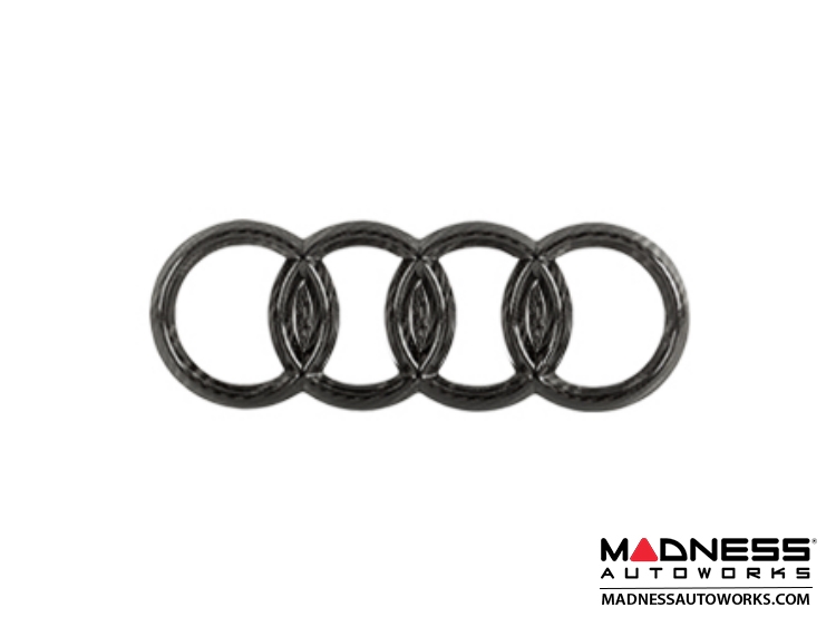 Audi Rear Emblem by Feroce - 7" (178.8mm) - Carbon Fiber